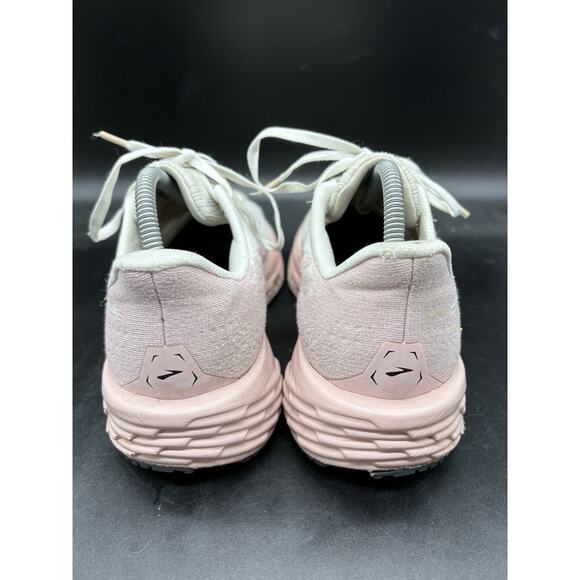 Brooks Womens Launch 11 Women Size 10 B White Pink Gold Running Shoe 1204391B164 - Picture 4 of 7